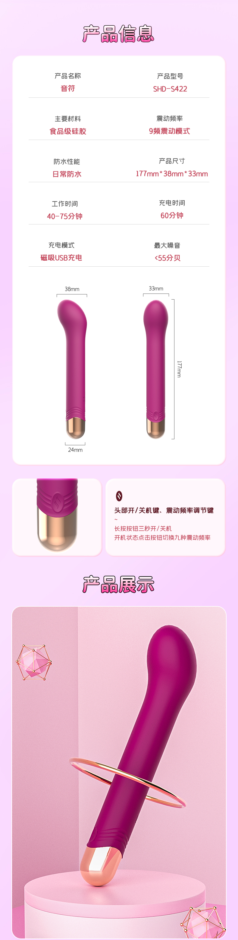 震動(dòng)棒產(chǎn)品信息表