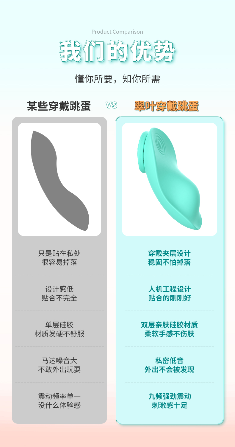 翠葉穿戴跳蛋成人用品的優(yōu)勢